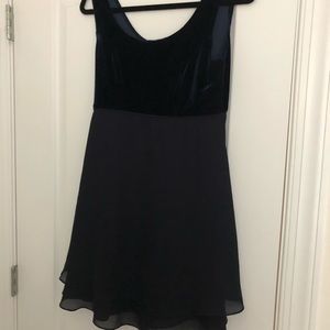 CDC Dark blue velvet cocktail dress